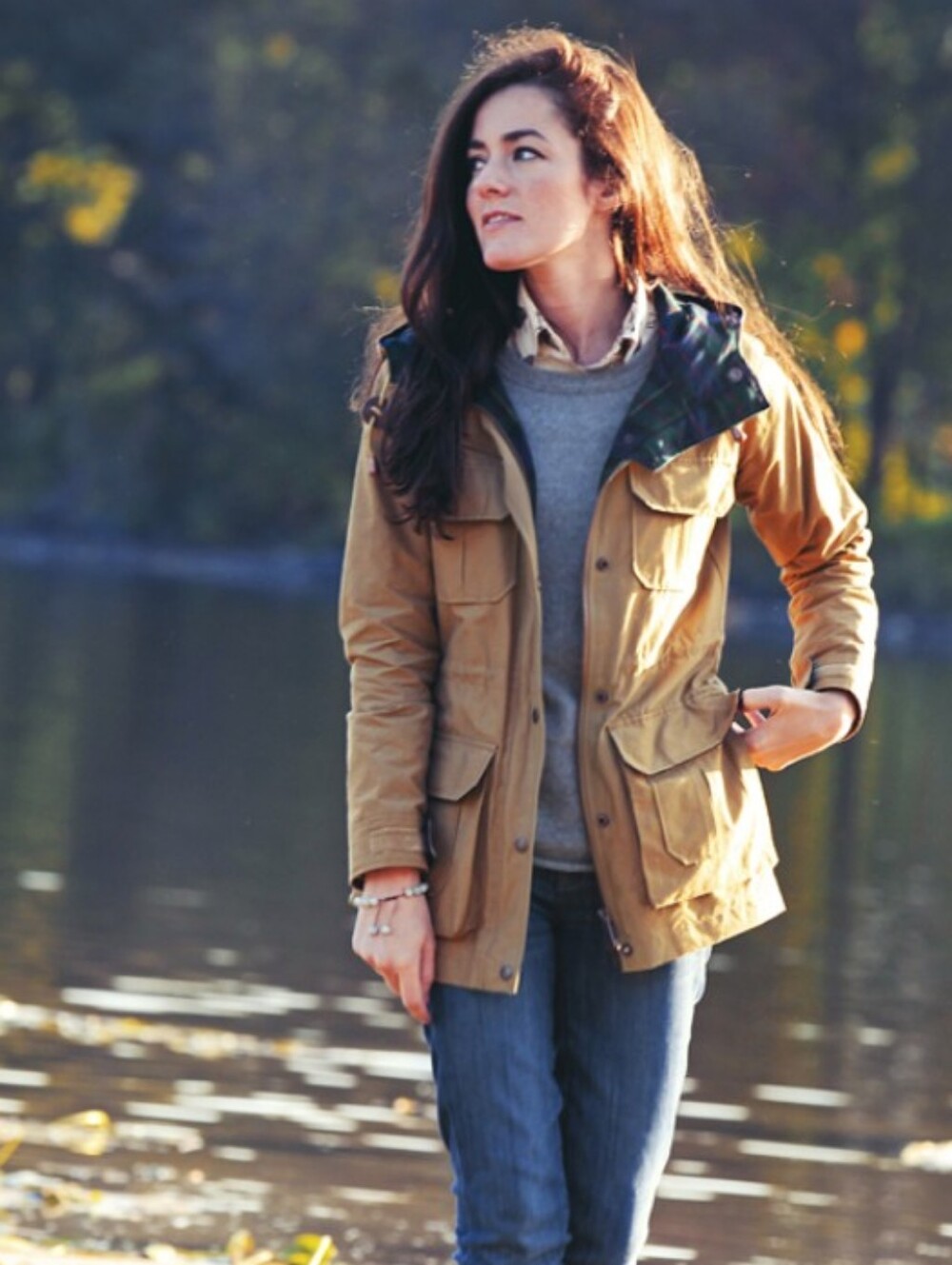 Penfield Tan Utility Parka Field Jacket with Hood